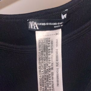 Black robes tone Zara one shoulder top